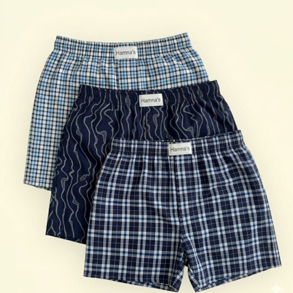 Men's Boxer Shorts - 3pcs Pack