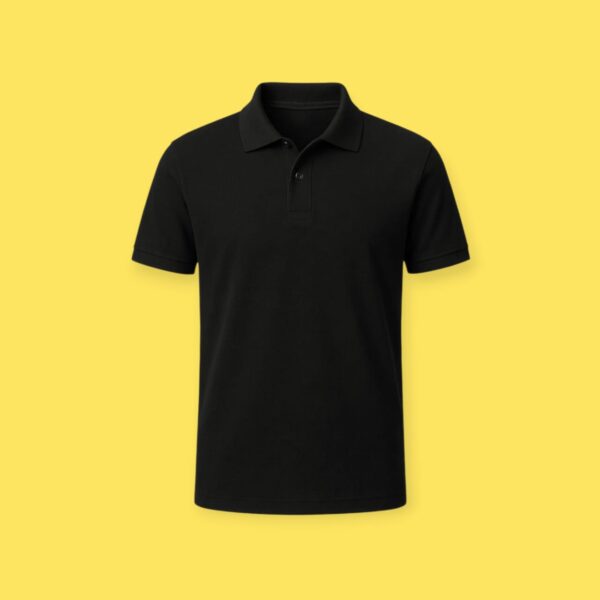 Mens Polo T-shirts - Black