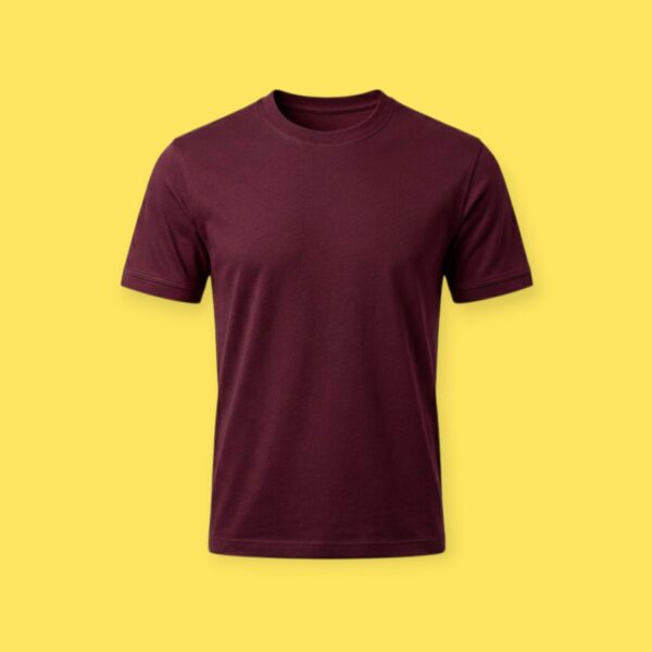 Mens Round Neck - Maroon